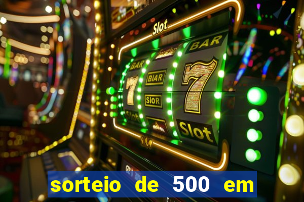 sorteio de 500 em cash toda segunda feira novibet como funciona